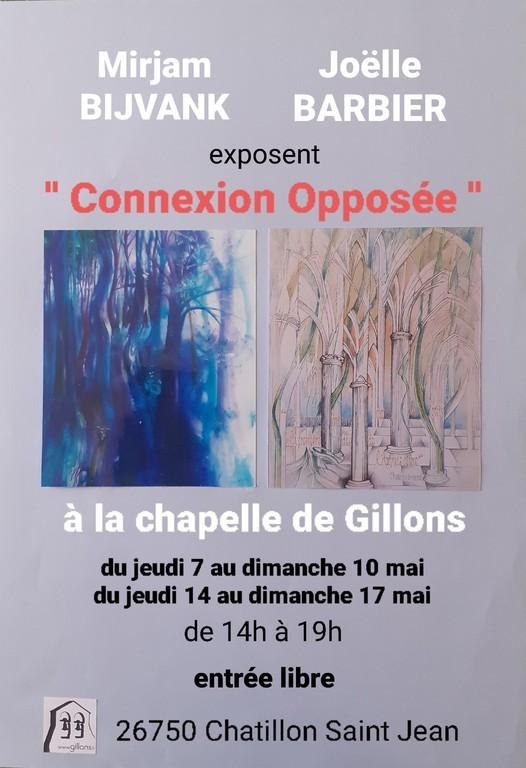 Exposition de peinture "Connexion opposée"