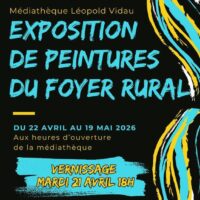 Exposition de peintures du Foyer Rural