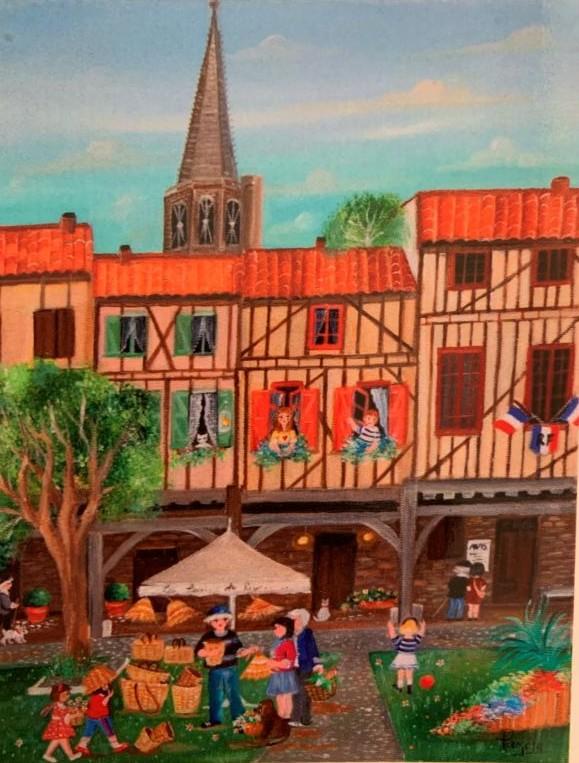 Exposition de peintures naïves