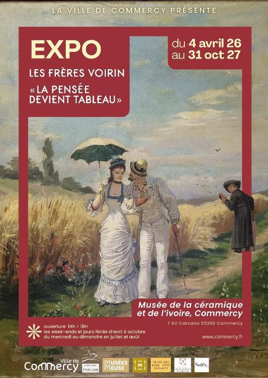 Exposition les frères Voirin, quand la pensée devient tableau