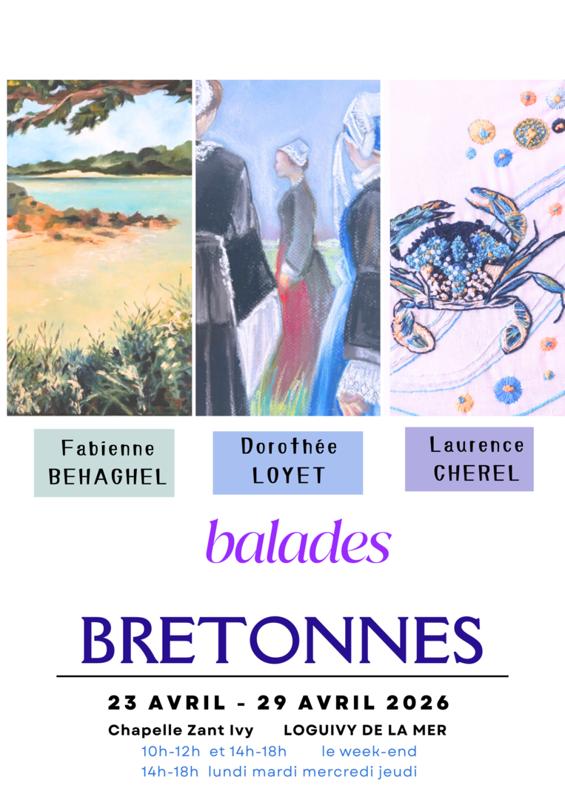 Exposition peintures , créations textiles