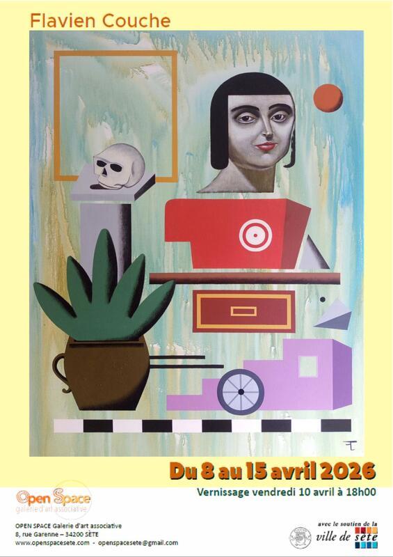 Flavien Couche expose à la galerie Open Space à Sète
