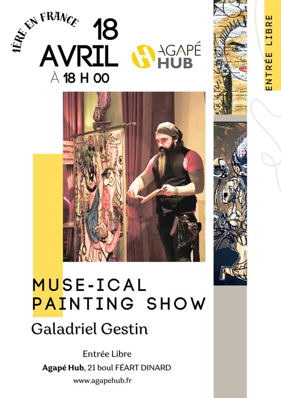 Galerie Agapé Hub - Muse-ical Painting show