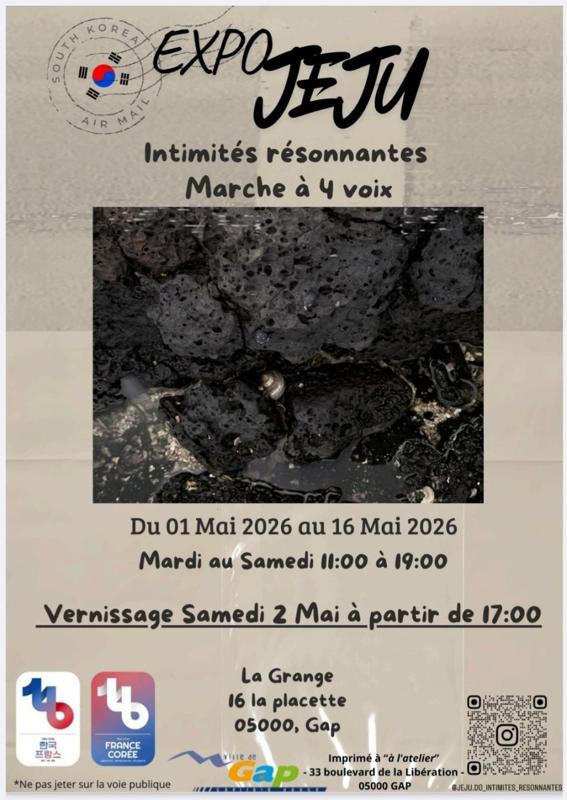 JEJU – Intimités résonnantes, marche à 4 voix