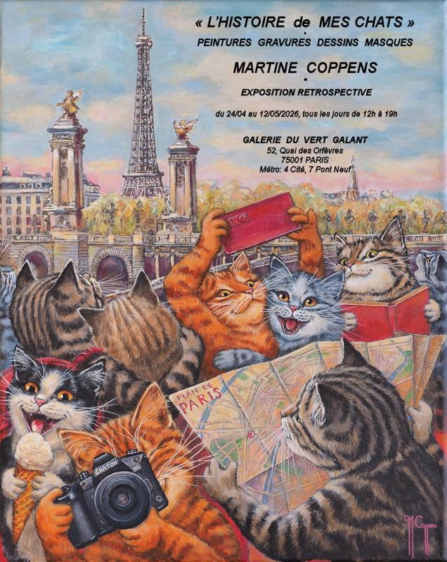 L'histoire de mes chats : Martine Coppens