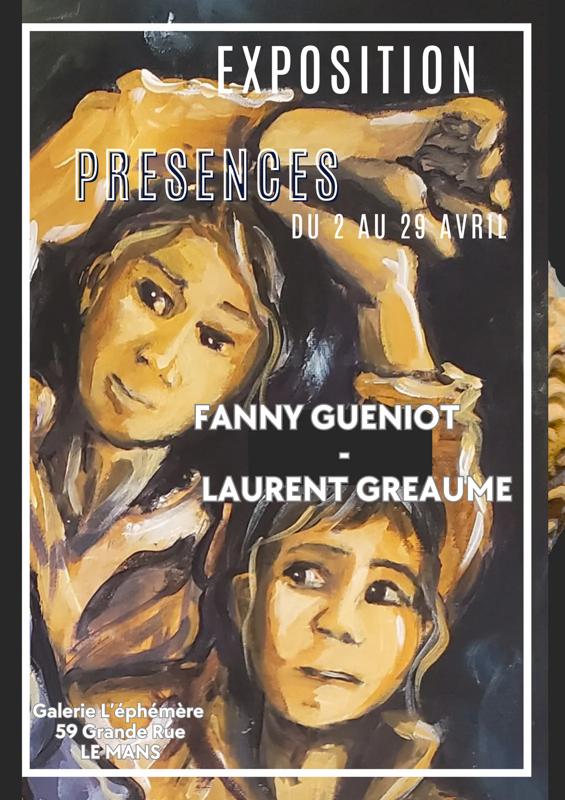 Peintures et sculptures de Fanny Gueniot et de Laurent Greaume