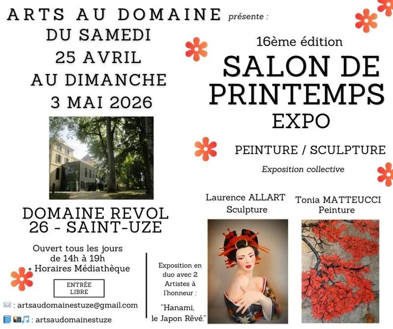 Salon de printemps : exposition de sculptures et de peintures