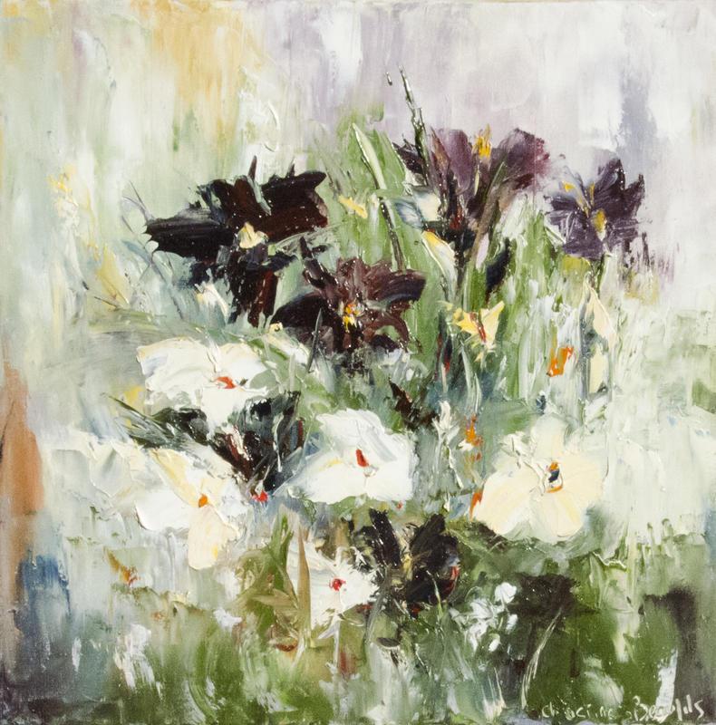 silhouettes et art floral