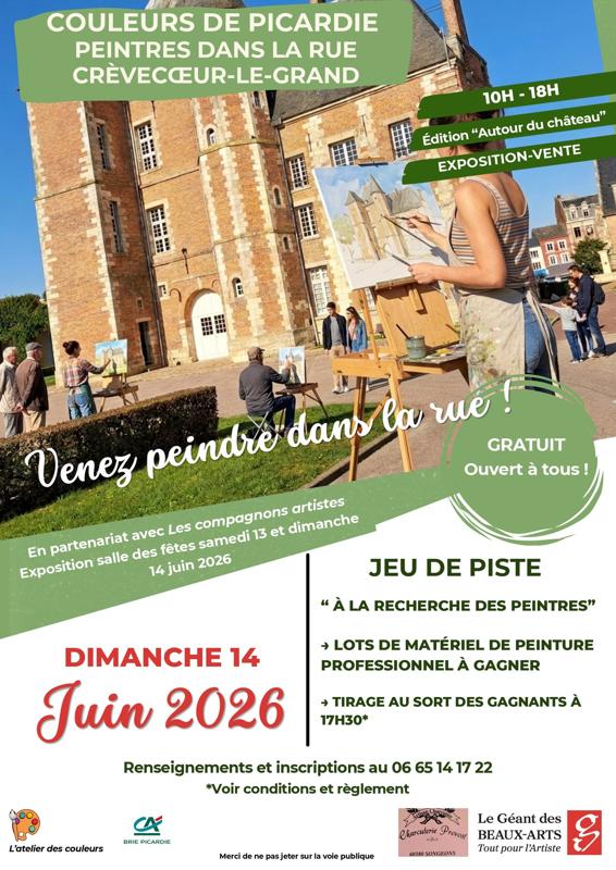 Peintres dans la rue – Crèvecoeur-le-grand