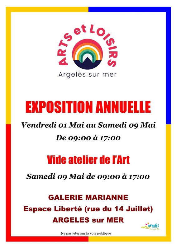 EXPOSITION ANNUELLE ARTS ET LOISIRS
