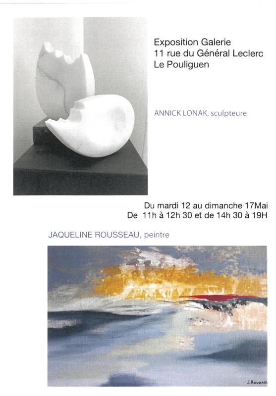 Exposition Annick Lonak et Jacqueline Rousseau