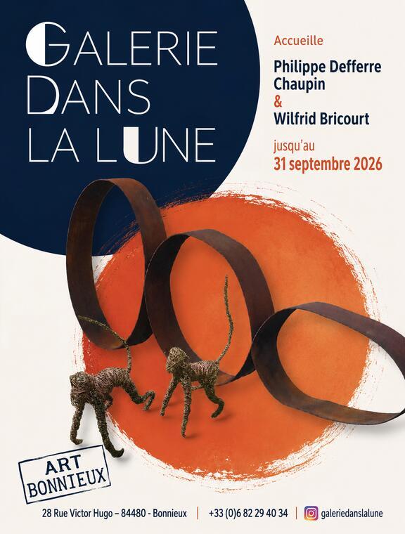 Exposition " Art contemporain à la Galerie dans la Lune"