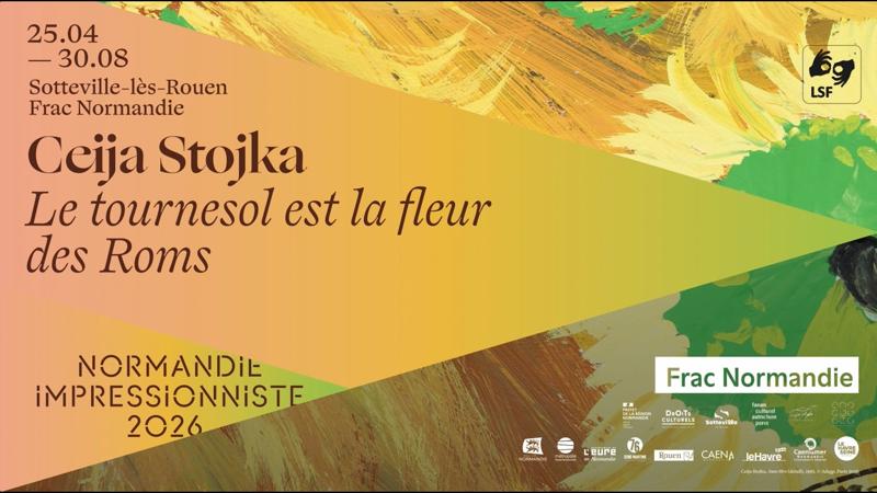 Exposition Ceija Stojka, le tournesol est la fleur des Roms