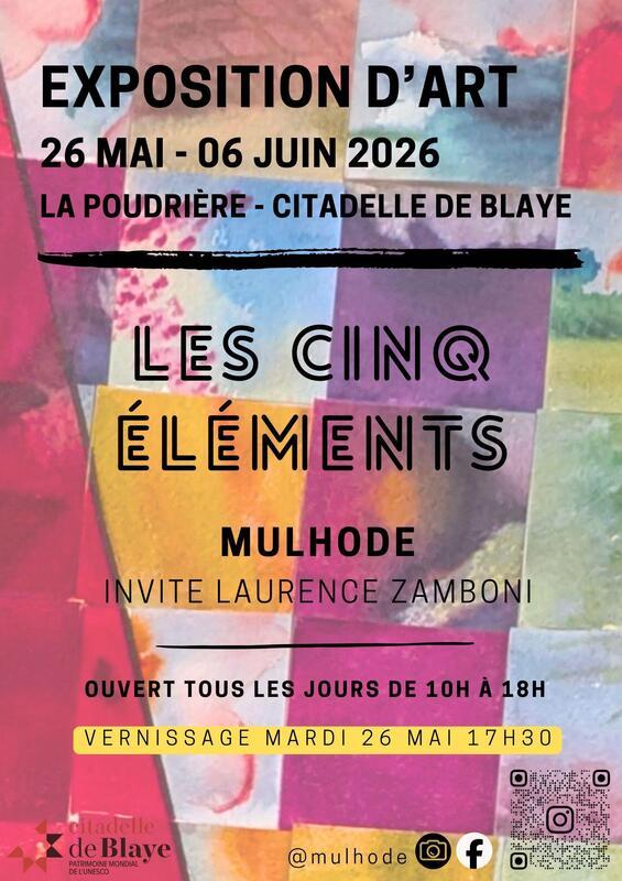 Exposition Mulhode invite Laurence Zamboni à Blaye