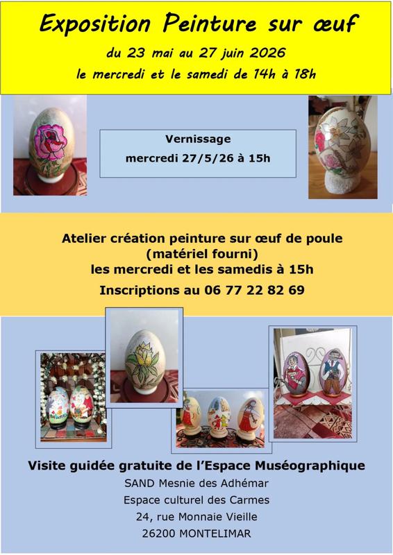 Exposition "Peinture sur Oeuf"