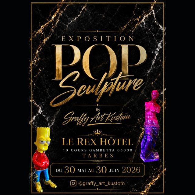 Exposition "Pop Sculpture" by Graffy Art Kustom