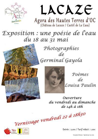 Exposition Une poésie de l’eau