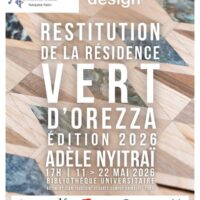 Exposition "Vert D'Orezza" Restitution de résidence de la designer Adèle Nyitrai, lauréate de la résidence Fabbrica Design 2026 - Bibliothèque Universitaire (Hall) - Corti