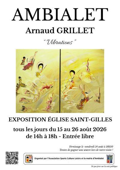 Exposition à l’église Saint Gilles – Arnaud Grillet