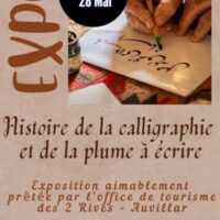 Exposition à la médiathèque de Lauzerte