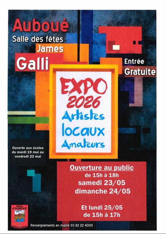 Exposition artistes locaux amateurs