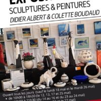 Exposition de Didier Albert, sculpteur et Colette Baudaud, peintre
