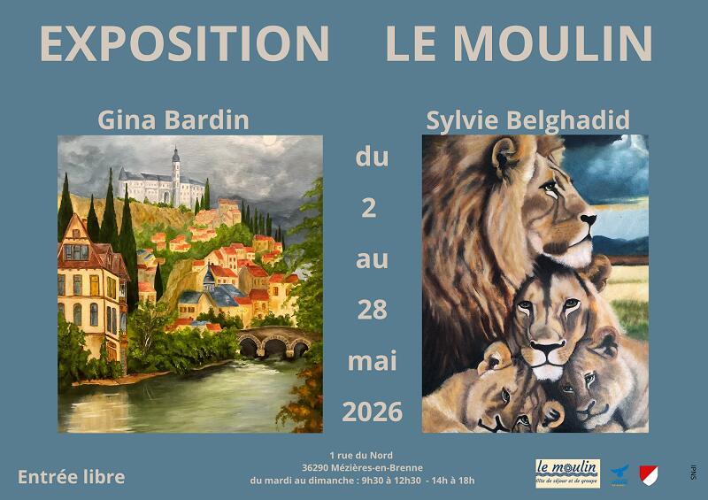 Exposition de Gina Bardin et Sylvie Belghadid