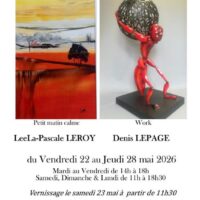 Exposition de Leela-Pascale Leroy et de Denis Lepage