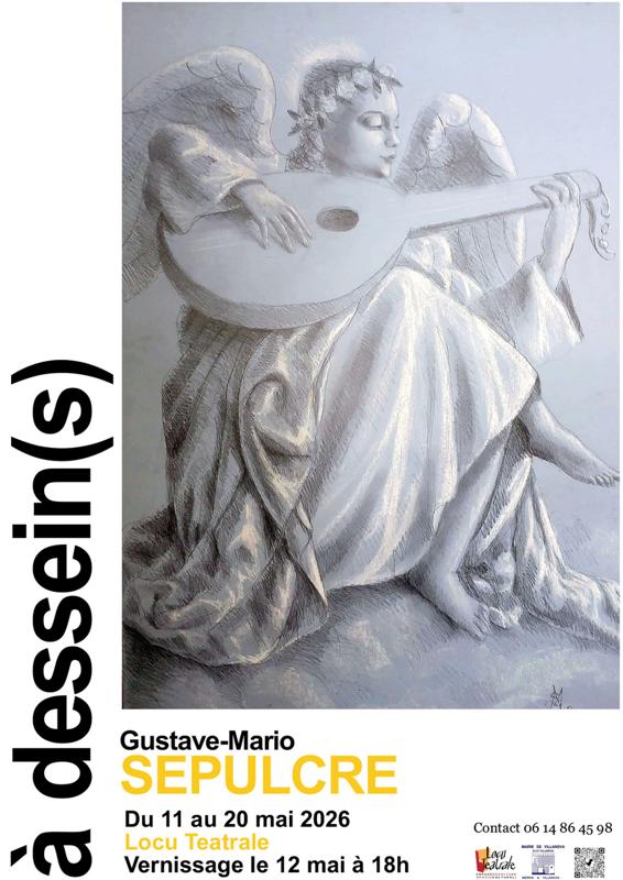 Exposition de Mario Sepulcre : "A dessein(s)" : L'art se dessine avant de se transformer… - Spaziu Culturali Locu Teatrale - Aiacciu