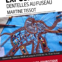 Exposition de Martine Tissot, dentellière