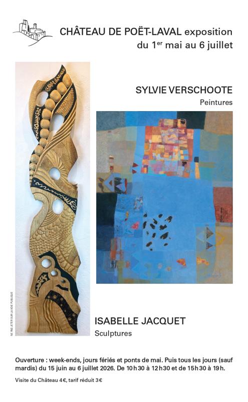 Exposition de Sylvie Verschoote et de Isabelle Jacquet