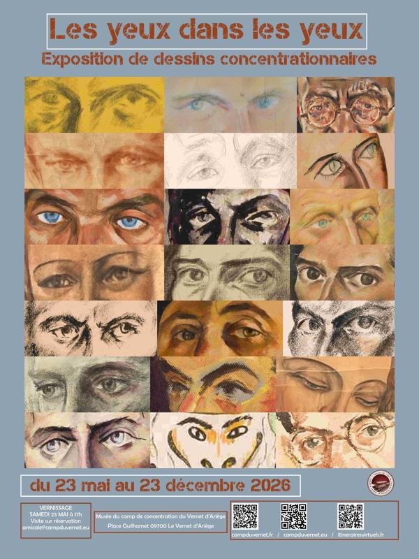 Exposition de dessins concentrationnaires : LES YEUX DANS LES YEUX