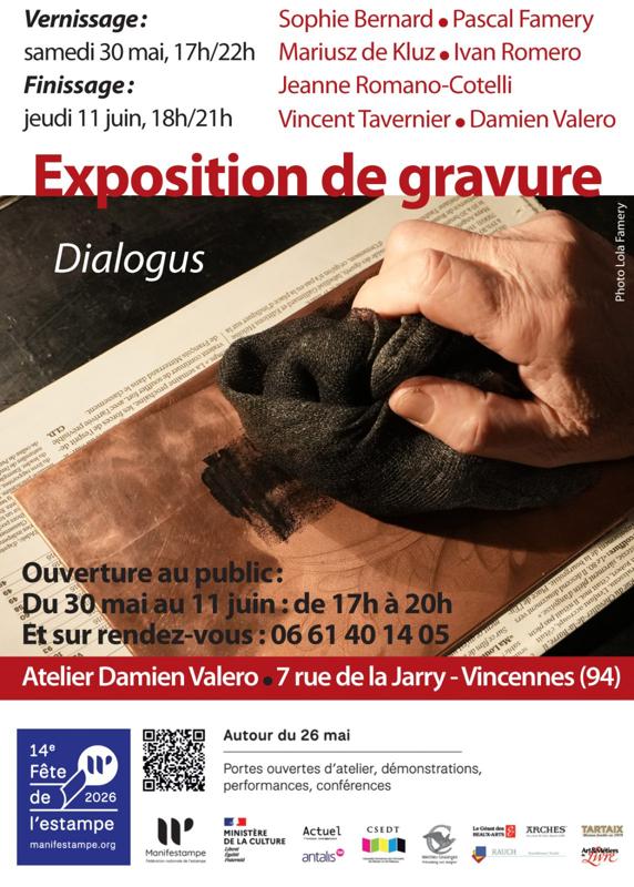 Exposition de gravure DIALOGUS