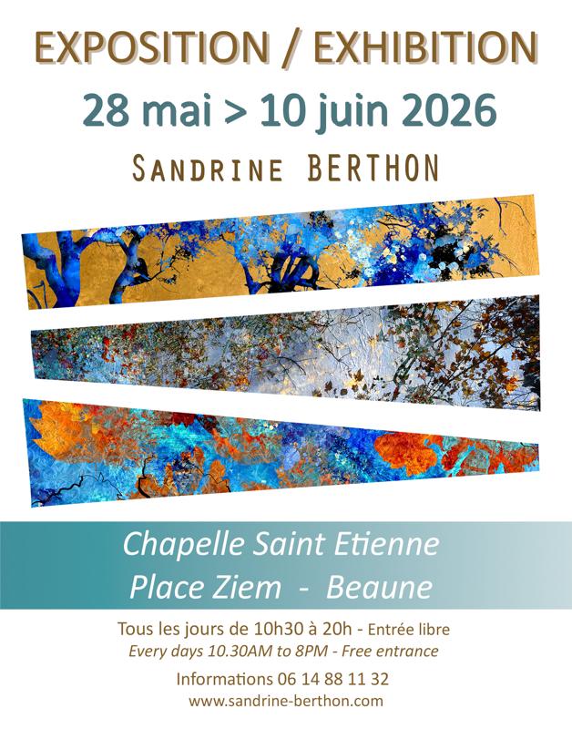 Exposition de l’artiste plasticienne Sandrine Berthon