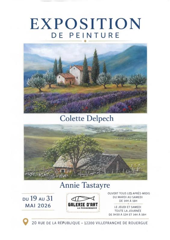 Exposition de peinture - Colette Delpech et Annie Tastayre