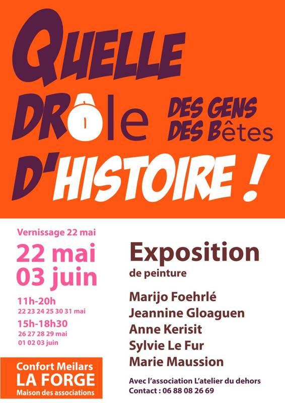Exposition de peinture "des gens des bêtes"