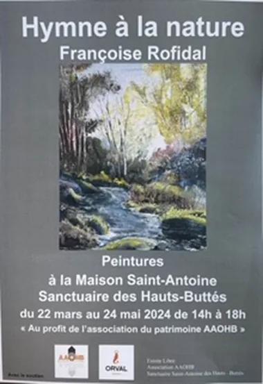 Exposition de peintures Hymne à la nature de Françoise Rofidal