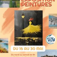 Exposition de peintures à l'huile - les mains colorés du Mont Chauvin