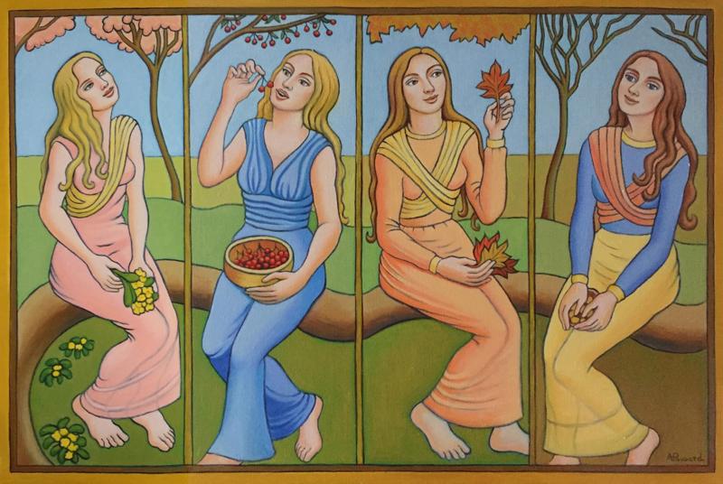 Exposition de peintures d'Annette Poupard