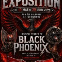 Exposition des sculptures de Black Phoenix.