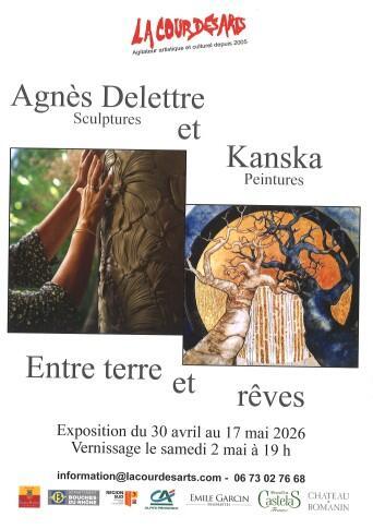 Exposition la Cours des Arts "Entre terre et rêves"