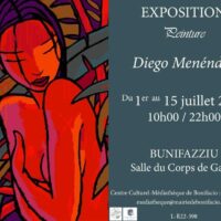 Exposition peinture de l'artiste Diego Menéndez - Salle du Corps de Garde - Bunifaziu