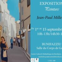 Exposition peinture de l'artiste Jean-Paul Milleliri - Salle du Corps de Garde - Bunifaziu