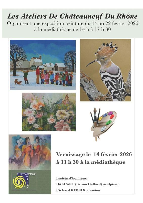 Exposition peintures- Châteauneuf