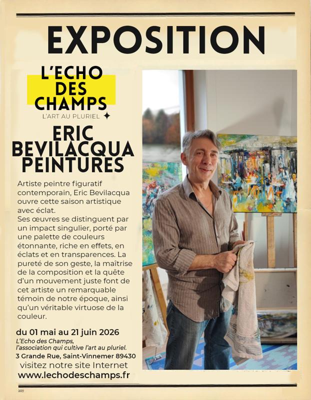 Exposition peintures de l'artiste Eric Bevilacqua