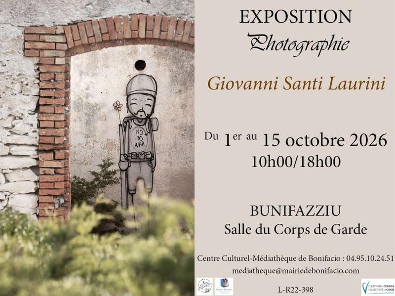 Exposition photo de Giovanni Santi Laurini - Salle du Corps de Garde - Bunifaziu