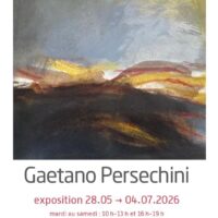 Galerie Cobalt - Exposition Gaetano Persechini