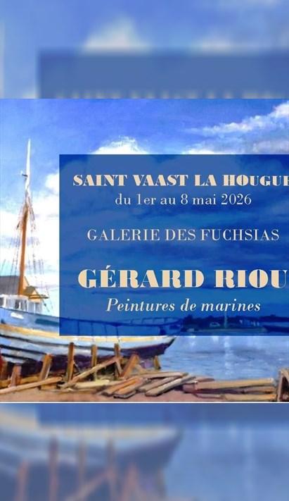 Gérard Riou > Exposition de peintures de marines