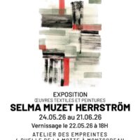 Oeuvres textiles et peintures - Selma Muzet Herrström