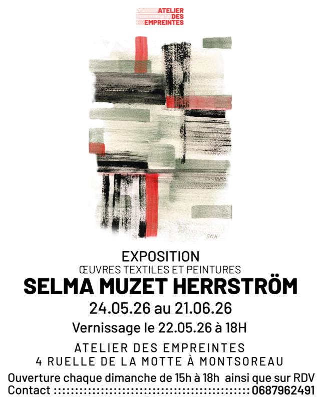Oeuvres textiles et peintures - Selma Muzet Herrström